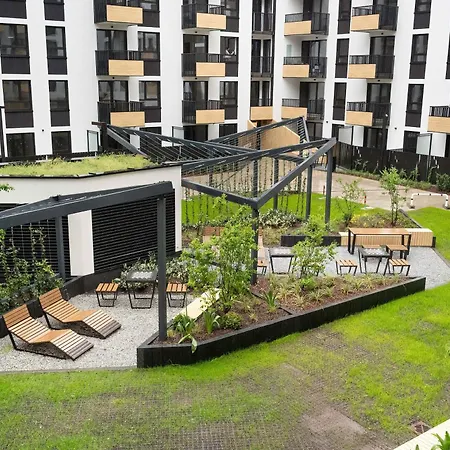 아파트 Stylish Apartment For 6 With Balcony Near The Main Square By Noclegi Renters